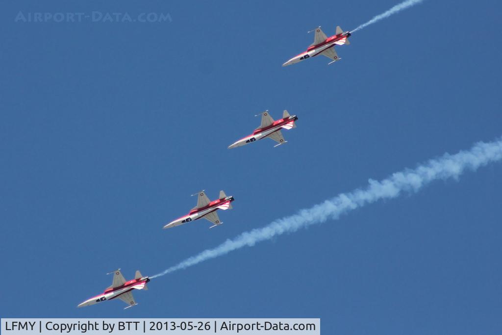 LFMY Airport - 60 years Patrouille de France : Patrouille Suisse