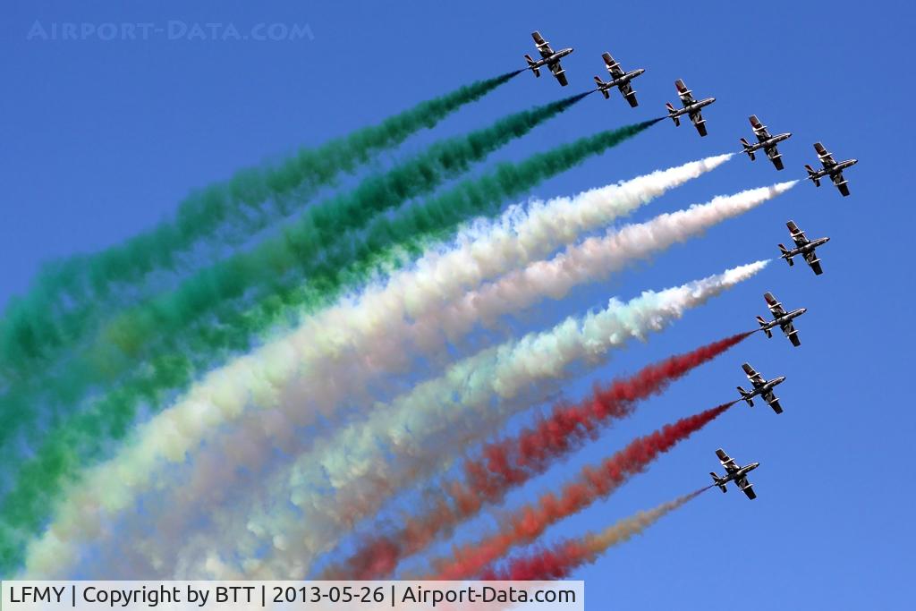 LFMY Airport - 60 years Patrouille de France : Frecce Tricolore