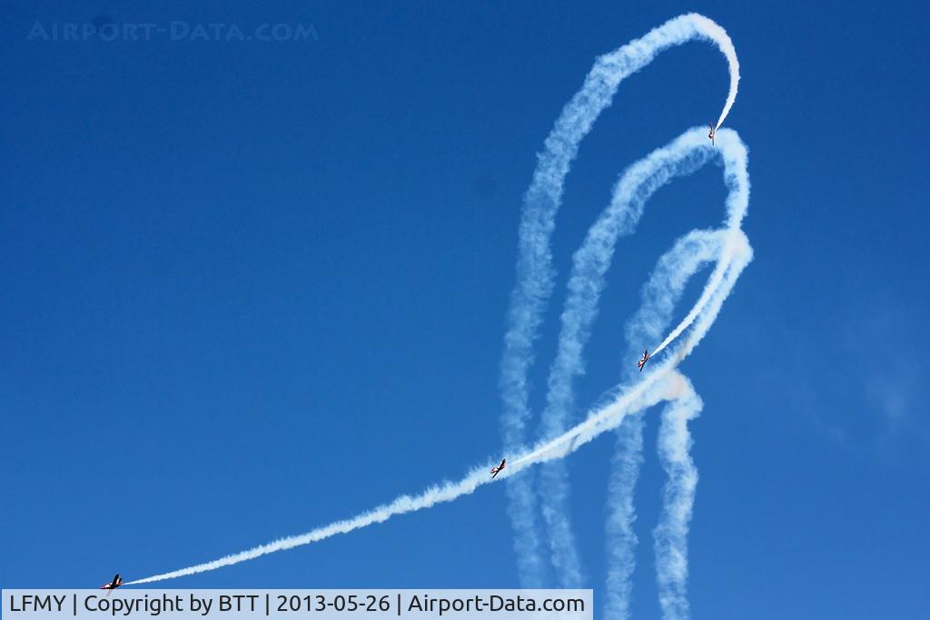 LFMY Airport - 60 years Patrouille de France : Spanish aerobatic team 