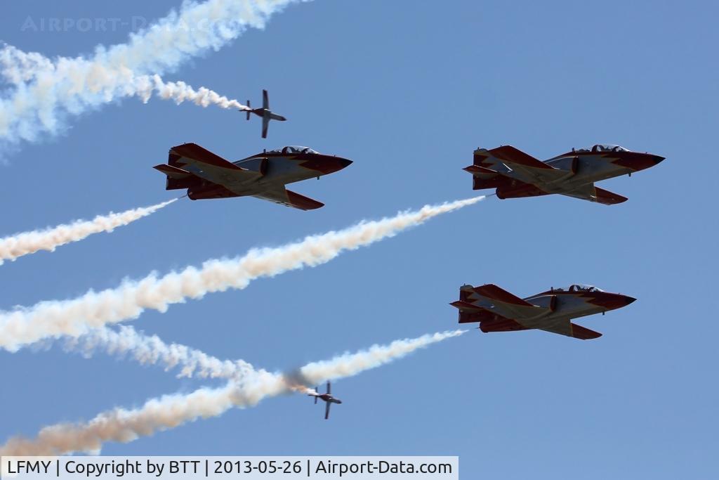 LFMY Airport - 60 years Patrouille de France : C101 team 