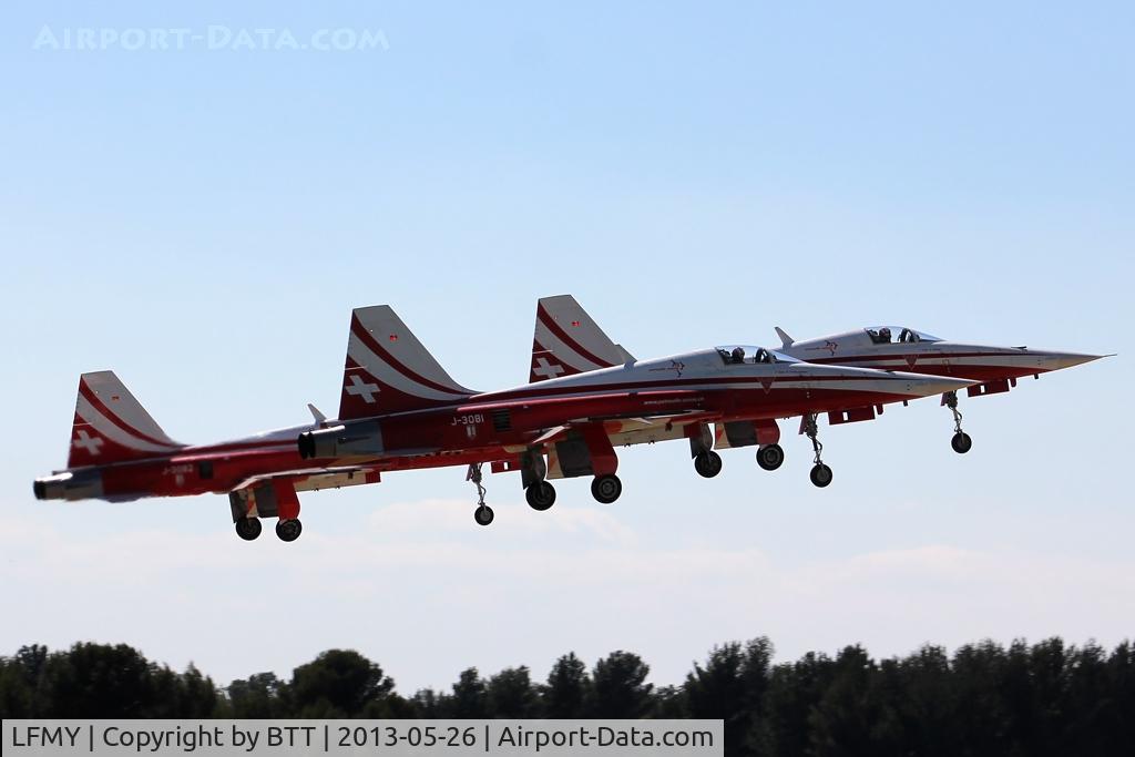 LFMY Airport - 60 years Patrouille de France : F-5E Swiss team