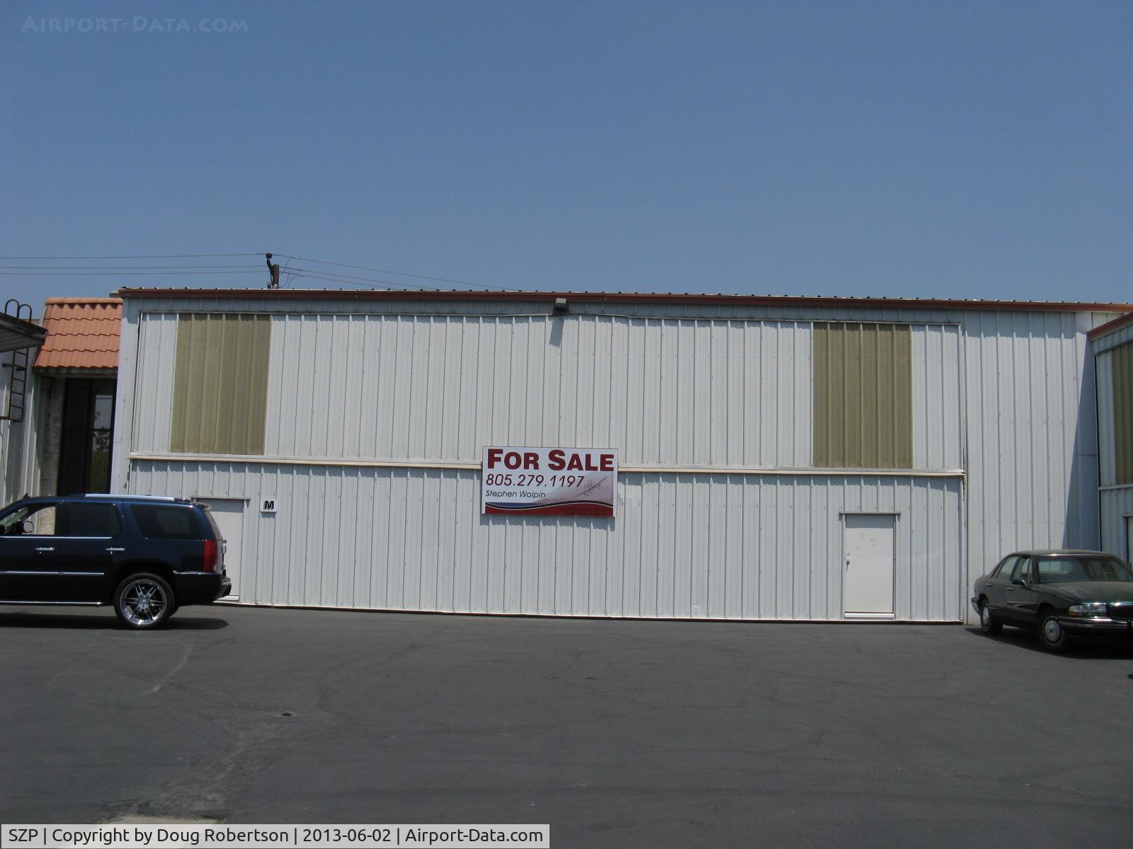 Santa Paula Airport (SZP) - Deluxe Hangar M FOR SALE, one of the largest at SZP