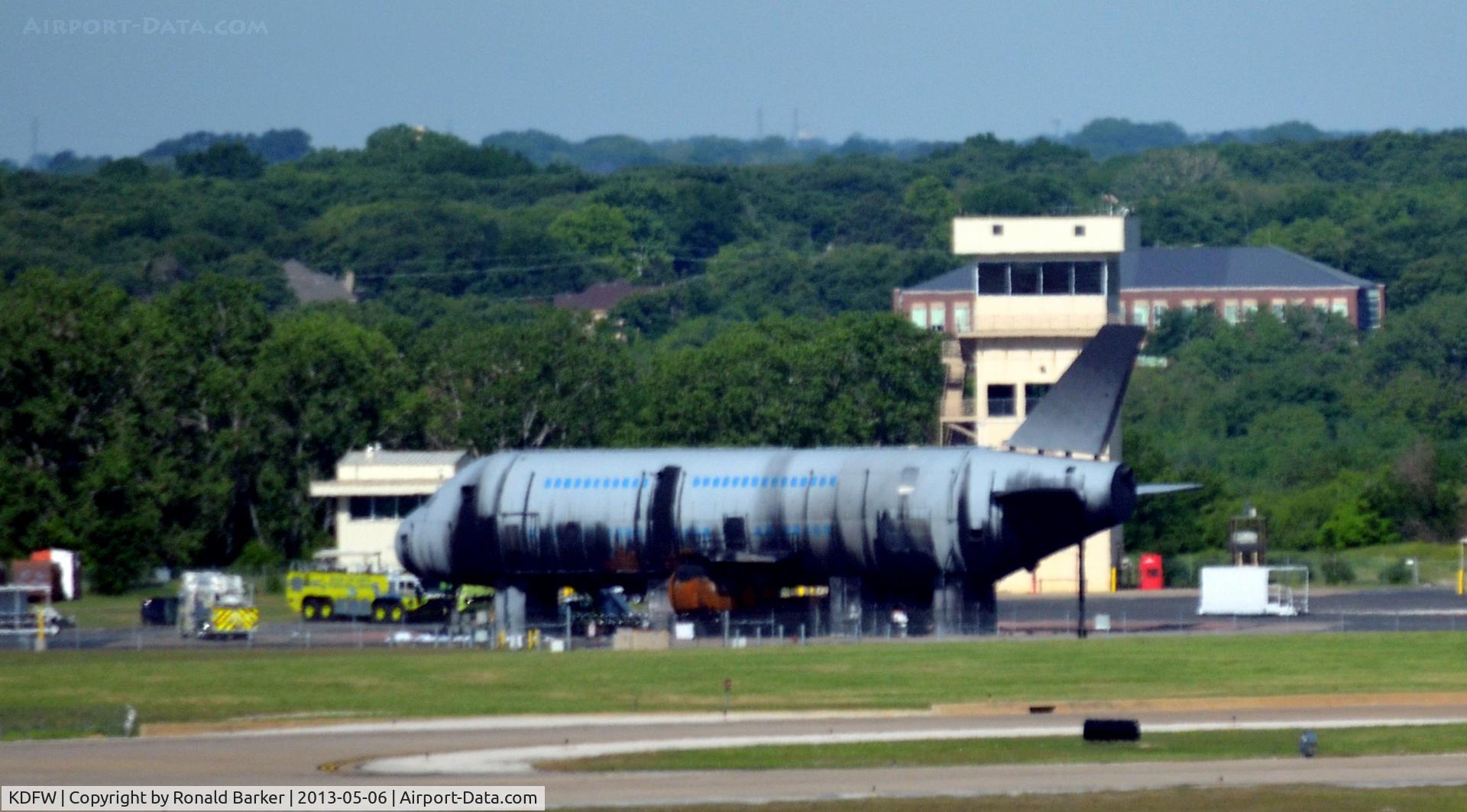 Dallas/fort Worth International Airport (DFW) - A380 fire training mockup at DFW