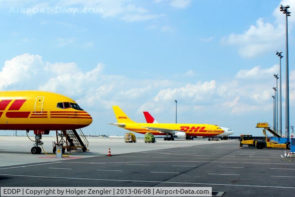 Leipzig/Halle Airport, Leipzig/Halle Germany (EDDP) - Resting state in all corners of apron 4.....