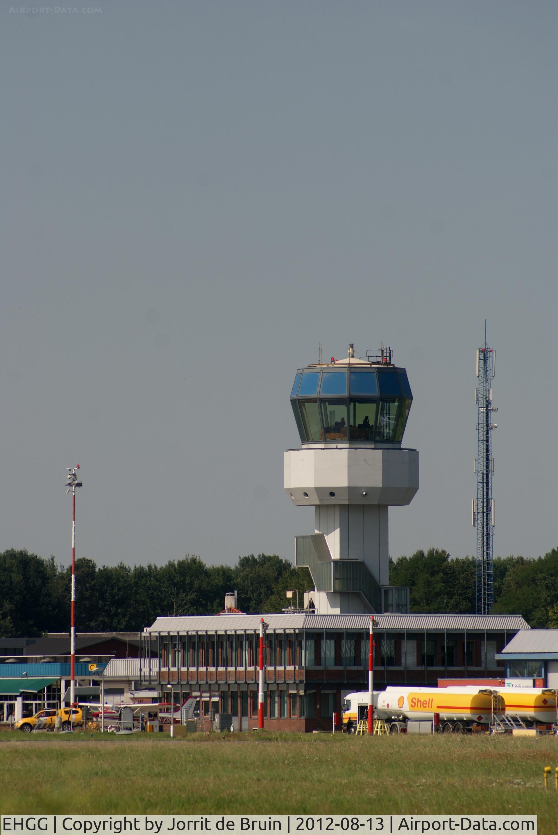 Groningen Airport Eelde, Eelde Netherlands (EHGG) - A shot from Eelde airport at a beautiful day with the small and nice control tower. 