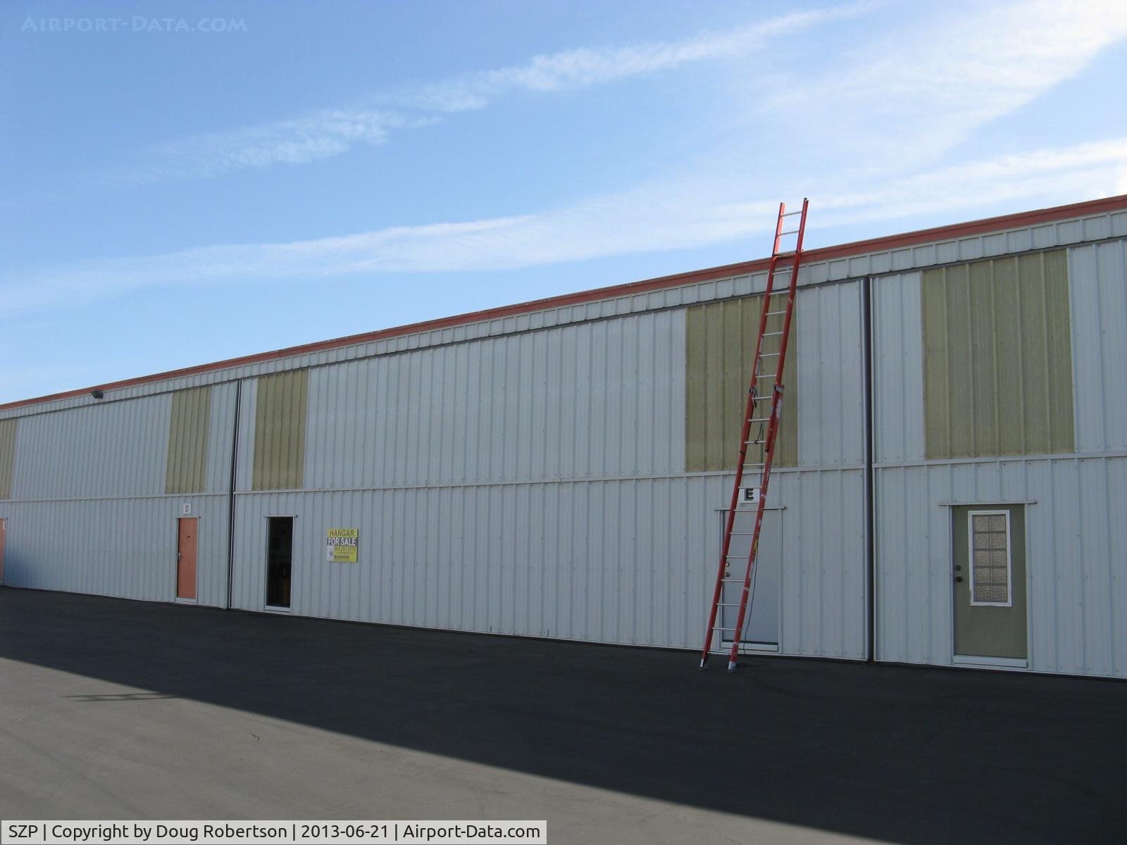 Santa Paula Airport (SZP) - The Dewey ex-Aviation Museum deluxe interior hangar FOR SALE
