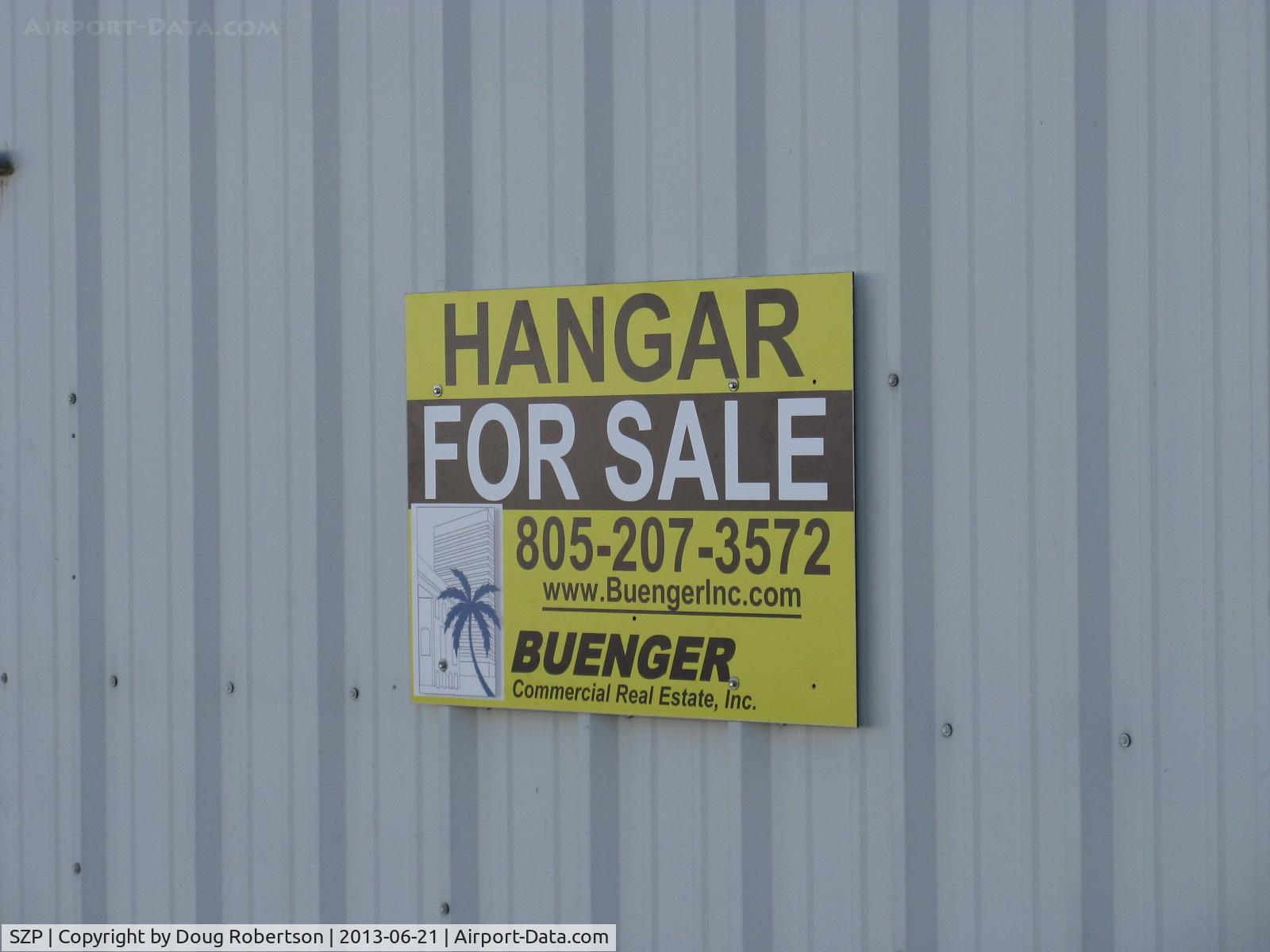 Santa Paula Airport (SZP) - The Dewey ex-Aviation Museum deluxe interior hangar FOR SALE. NOTE: This hangar is SOLD!