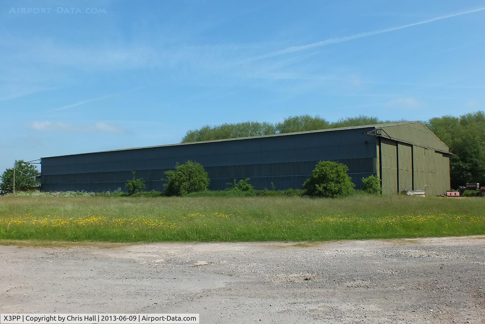 X3PP Airport - one of four surviving T2 hangars at the former RAF Peplow, which was also know as:	HMS Godwit II / RAF Child's Ercall / RNAS Peplow. It was in use between 1941 and 1949