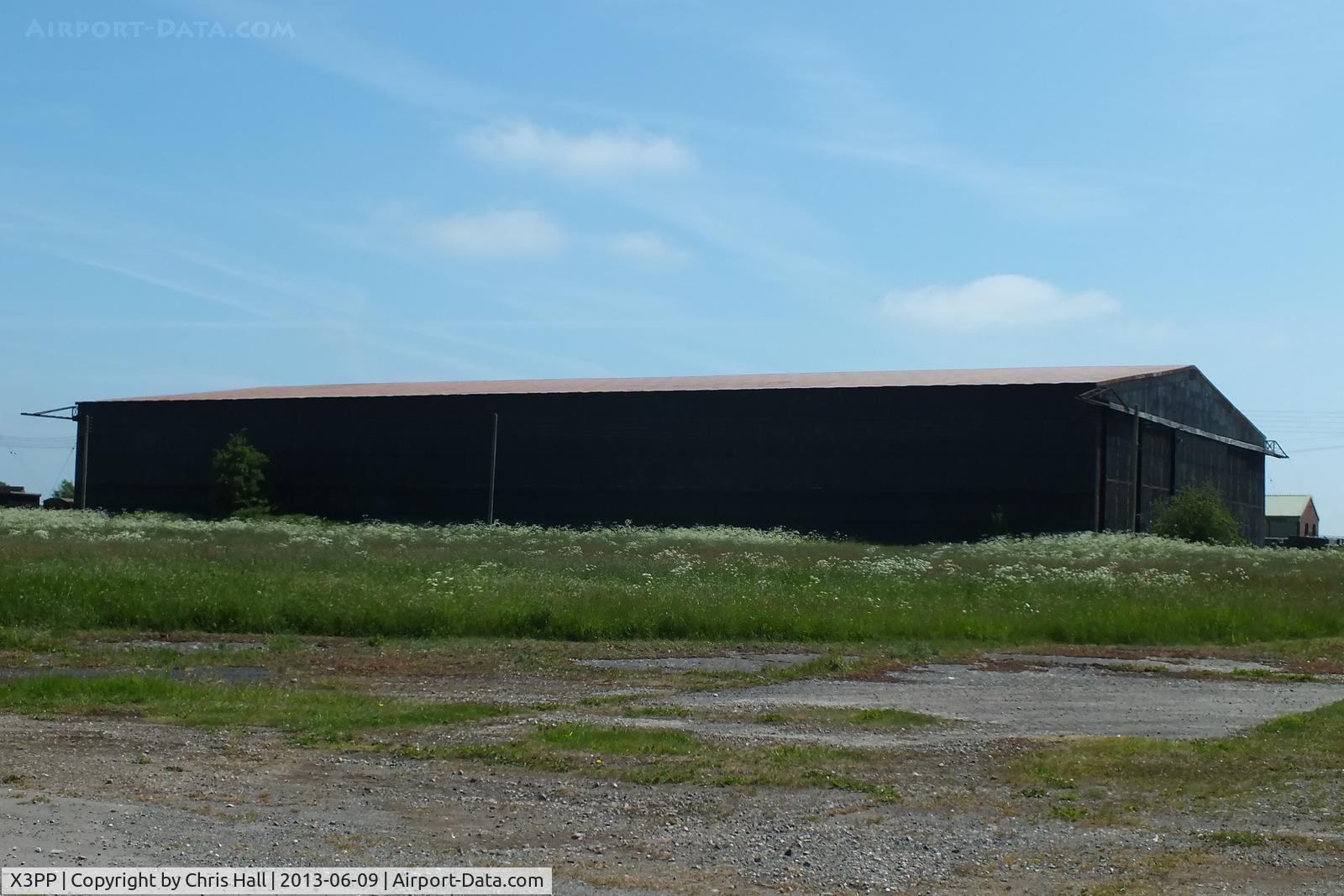 X3PP Airport - one of four surviving T2 hangars at the former RAF Peplow, which was also know as:	HMS Godwit II / RAF Child's Ercall / RNAS Peplow. It was in use between 1941 and 1949