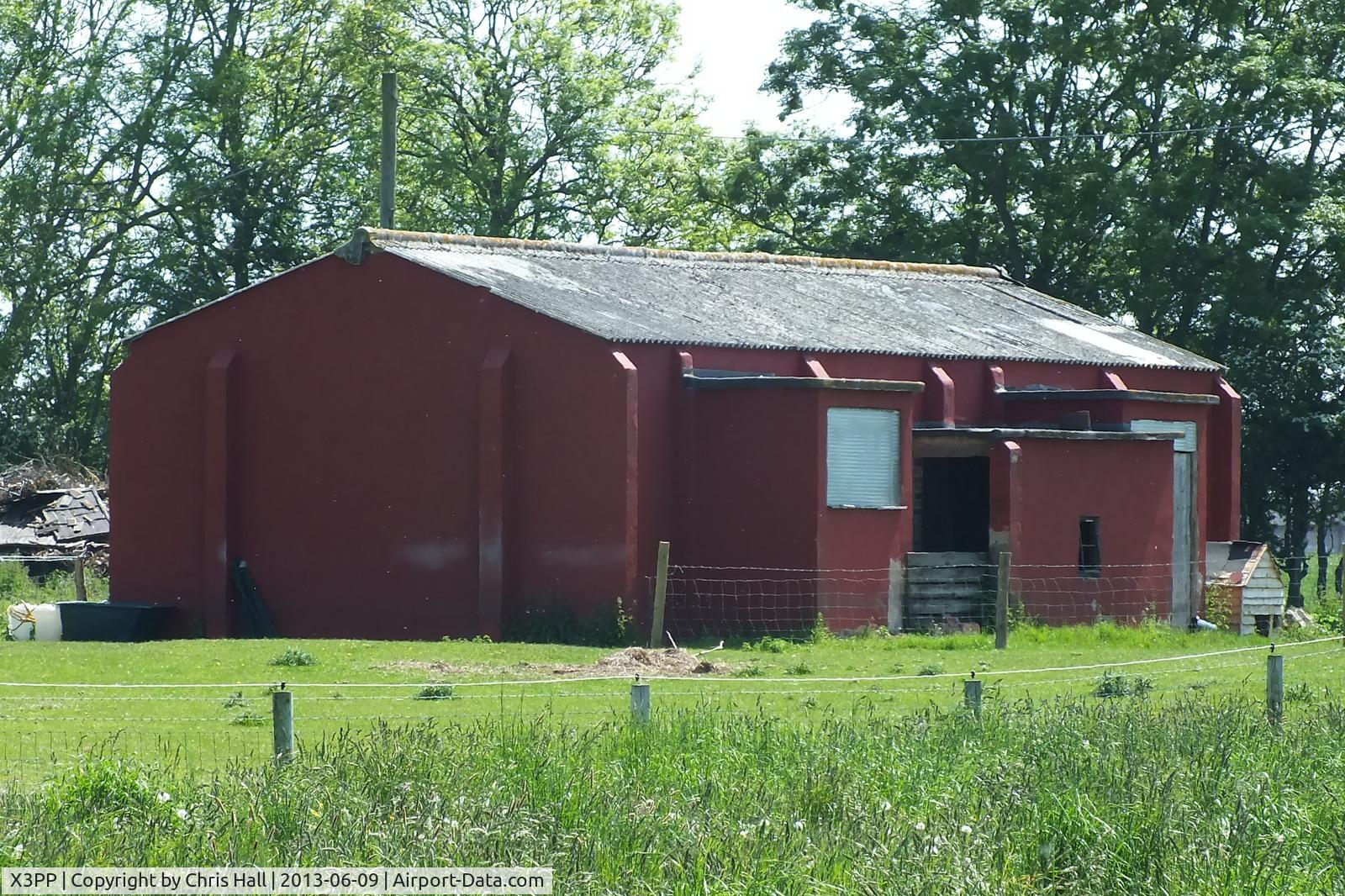 X3PP Airport - one of the surviving buildings in the technical area at the former RAF Peplow, which was also know as:	HMS Godwit II / RAF Child's Ercall / RNAS Peplow. It was in use between 1941 and 1949