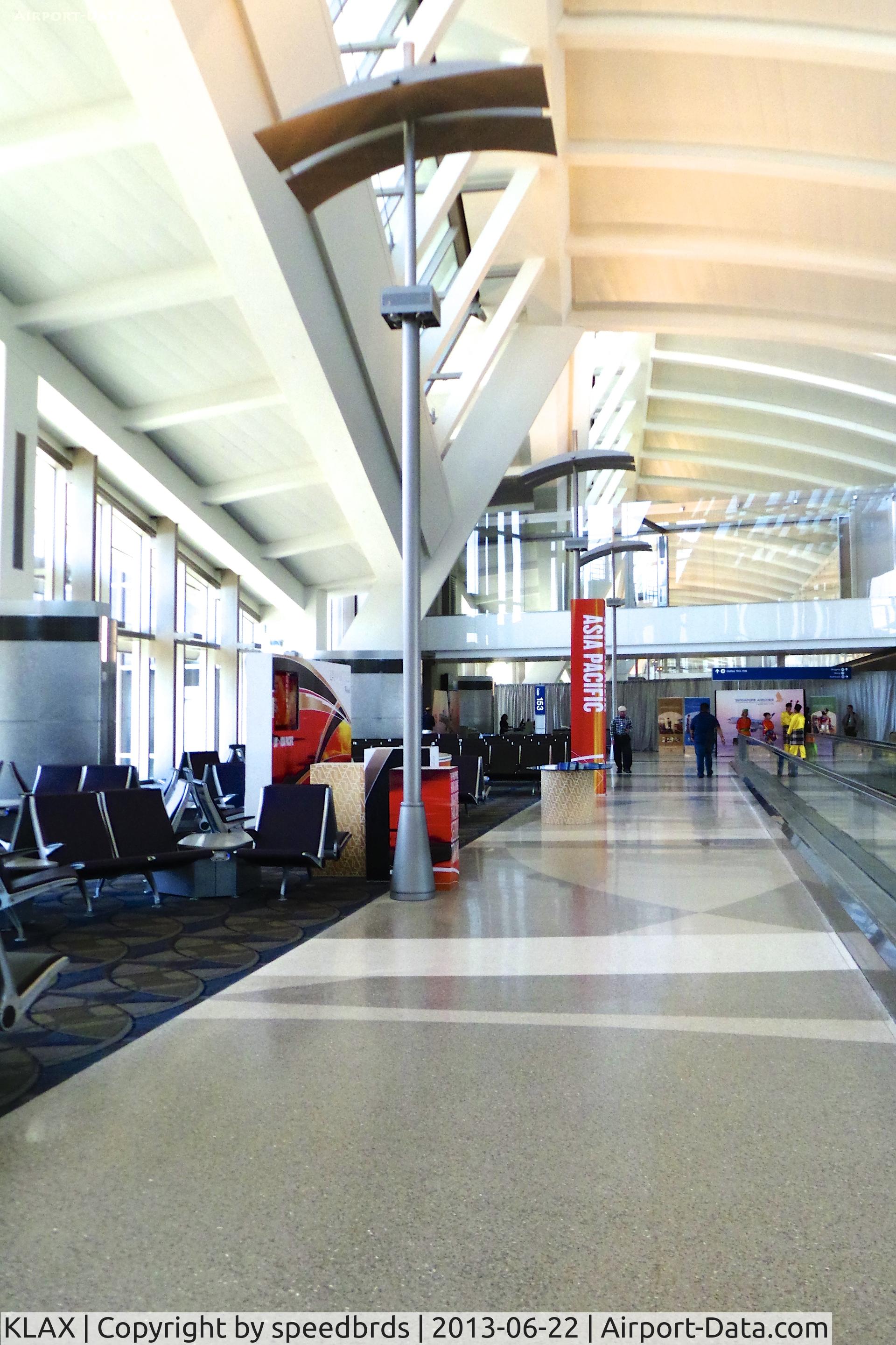 Los Angeles International Airport (LAX) - Looking down the South Concourse inside the new Tom Bradley International Terminal taken on 