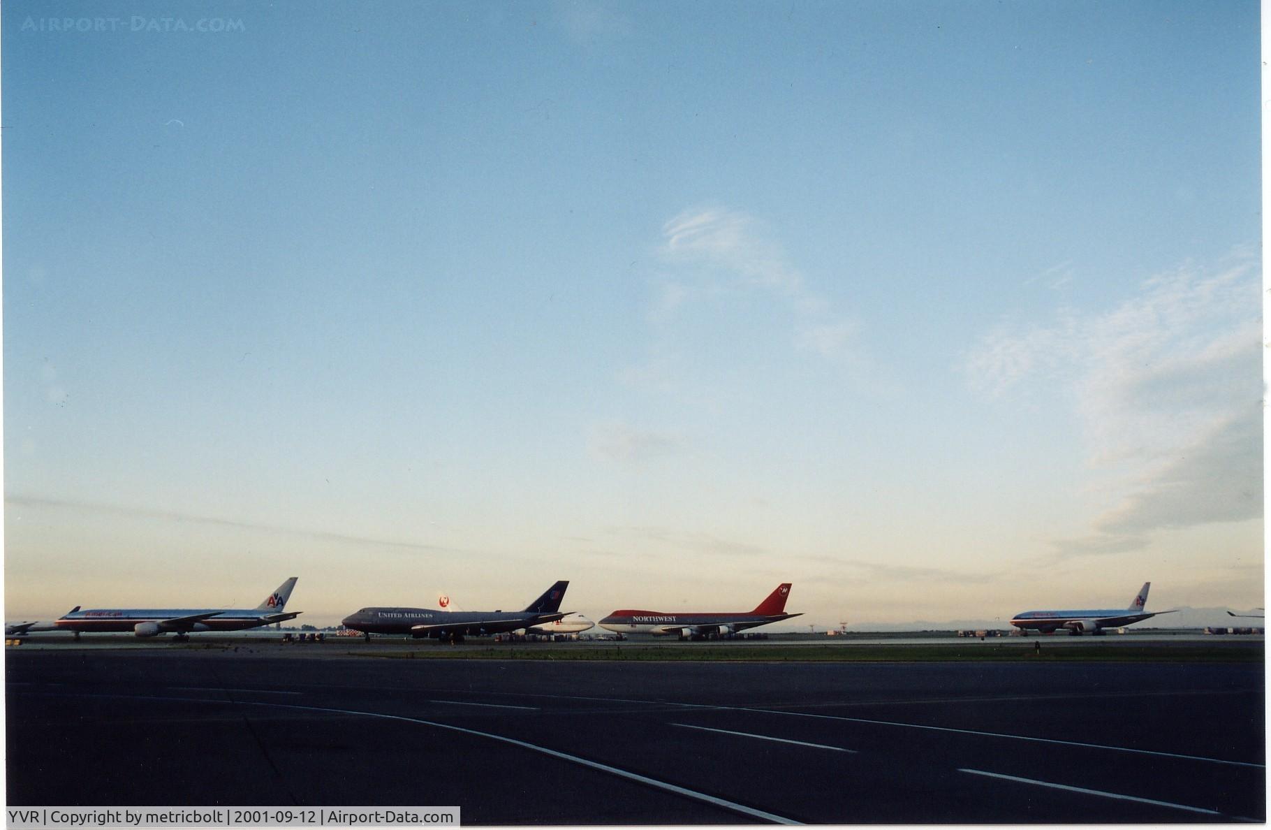 Vancouver International Airport, Vancouver, British Columbia Canada (YVR) - Aircraft diverted to YVR Sep/11/2001