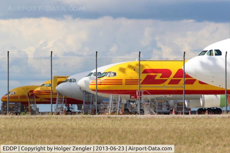 Leipzig/Halle Airport, Leipzig/Halle Germany (EDDP) - Sunny sunday afternoon on apron 4....