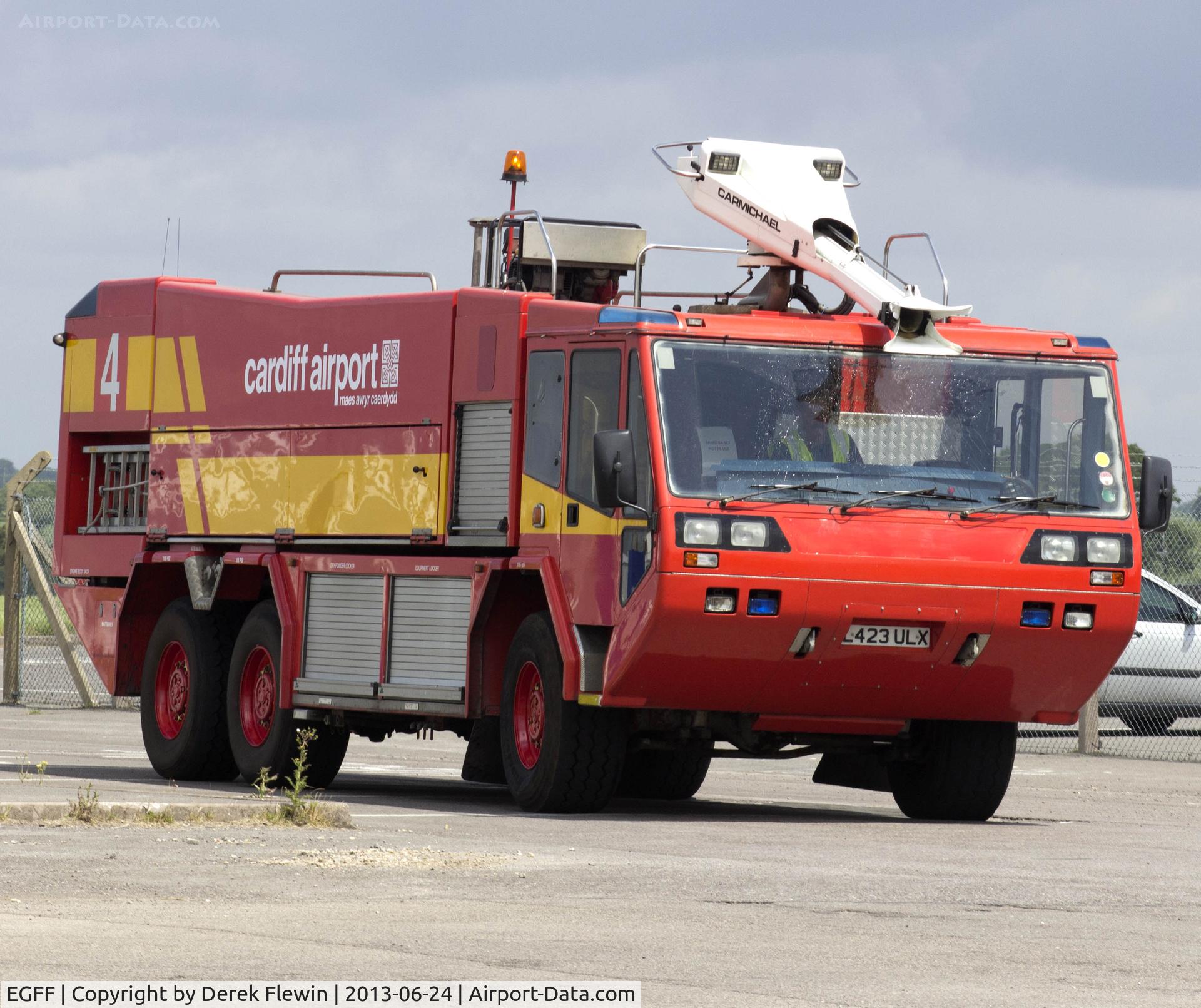 Cardiff International Airport, Cardiff, Wales United Kingdom (EGFF) - Appliance 4 at EGFF.