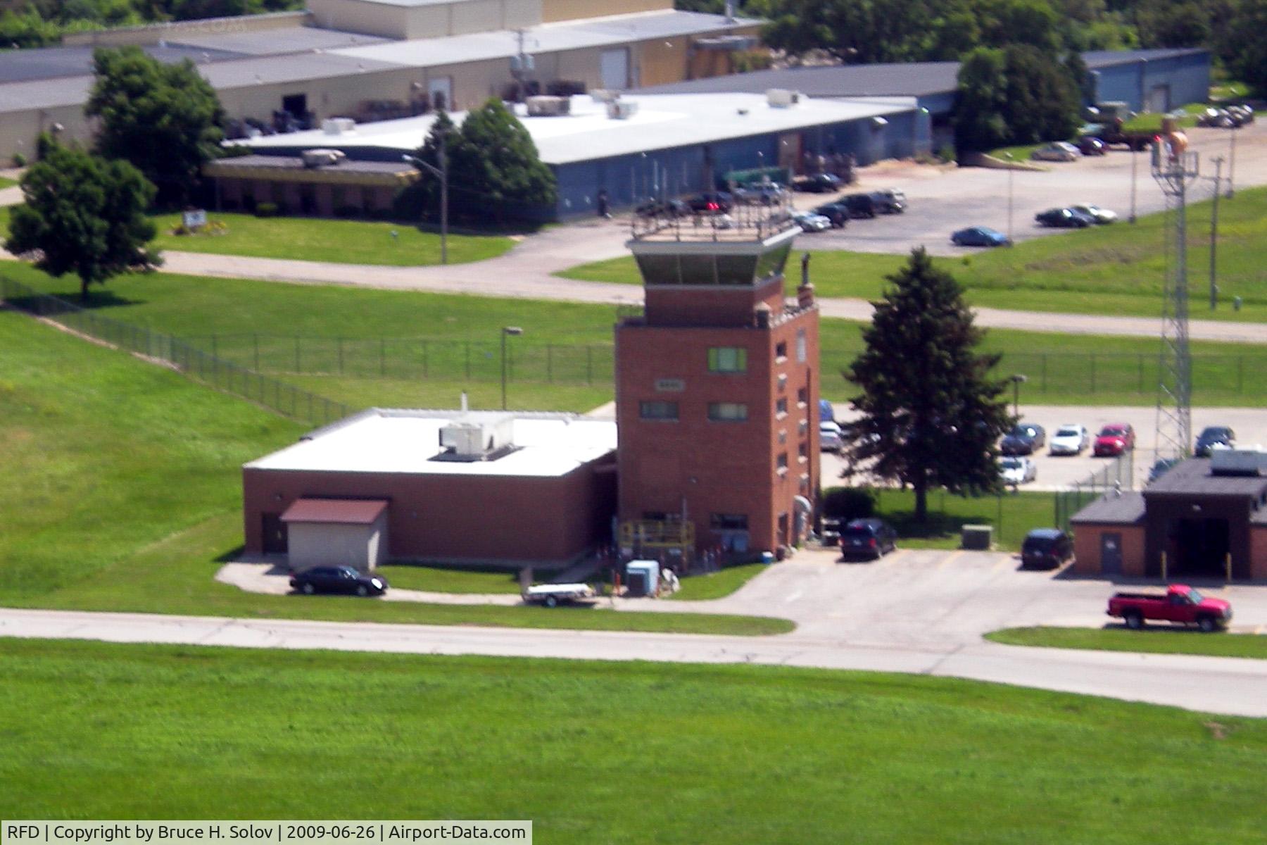 Chicago/rockford International Airport (RFD) - Taken from a Piper Warrior, while flying with my brother