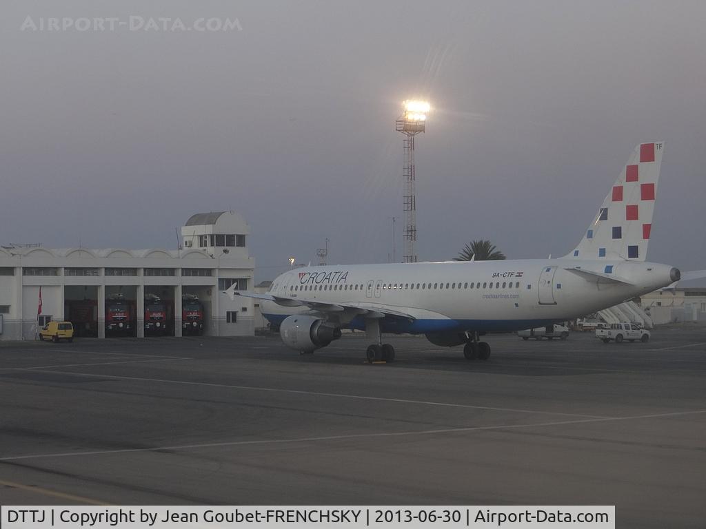 Zarzis Airport, Djerba Tunisia (DTTJ) - A320 Croatia and fire station
