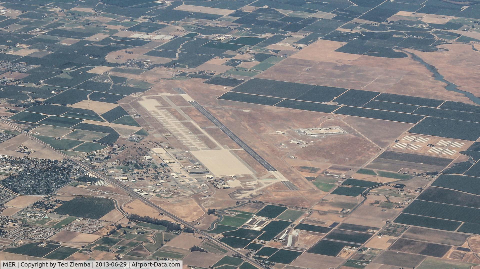 Castle Airport (MER) - Castle Airport from the air. 