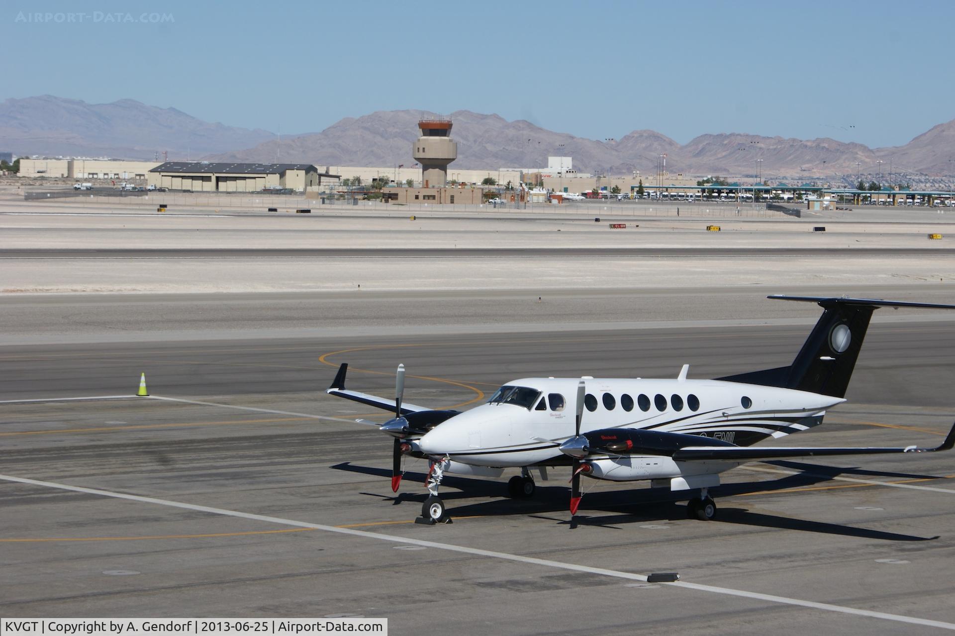 North Las Vegas Airport (VGT) - Overviewing the Airport, with the Tower in the background