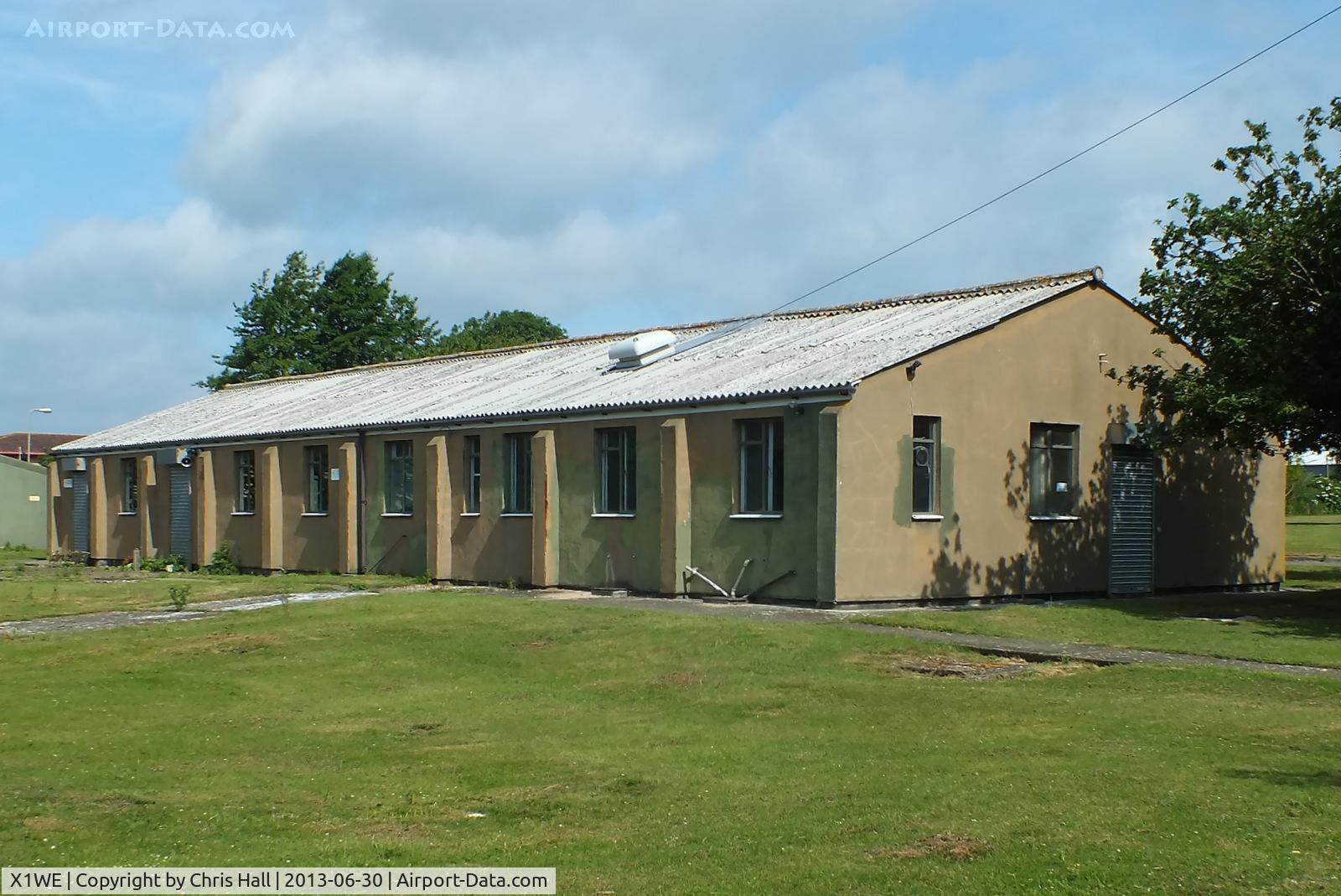 X1WE Airport - one of the many remaining RAF buildings at Weston on the Green