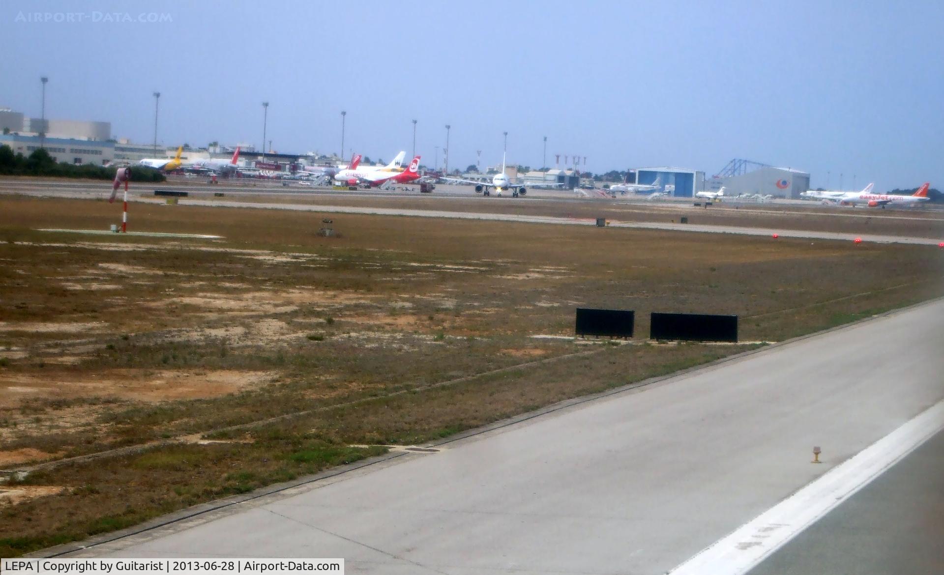 Palma de Mallorca Airport (or Son Sant Joan Airport), Palma de Mallorca Spain (LEPA) - A final look back at terminal A at Palma before we go