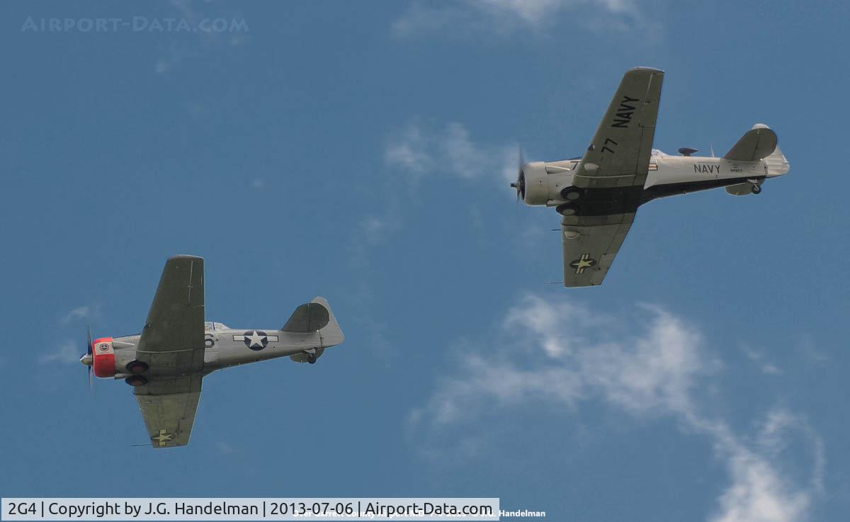 Garrett County Airport (2G4) - Formation headed for Deep Creek Lake MD