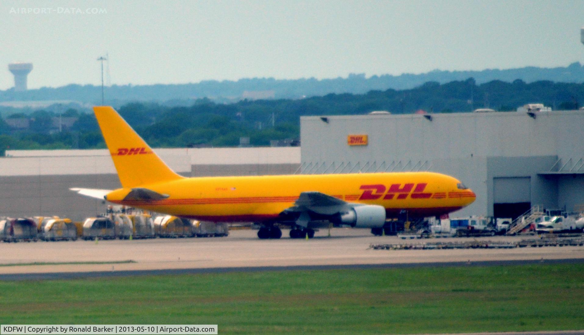 Dallas/fort Worth International Airport (DFW) - DHL B777 air freighter