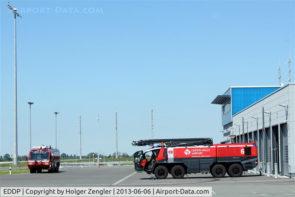 Leipzig/Halle Airport, Leipzig/Halle Germany (EDDP) - Fire station west....