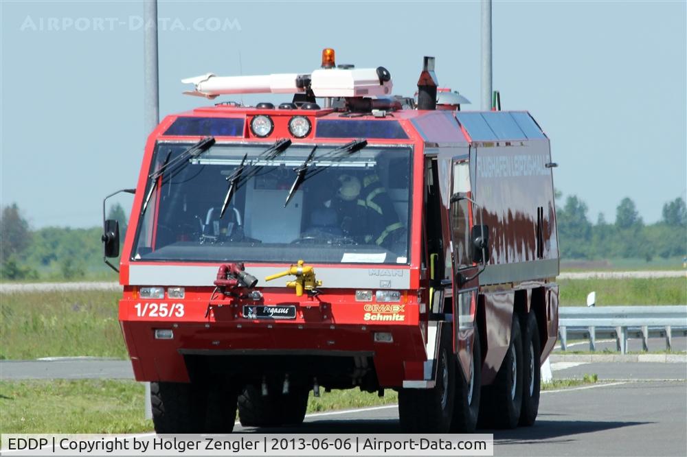 Leipzig/Halle Airport, Leipzig/Halle Germany (EDDP) - Fire engine no.3....