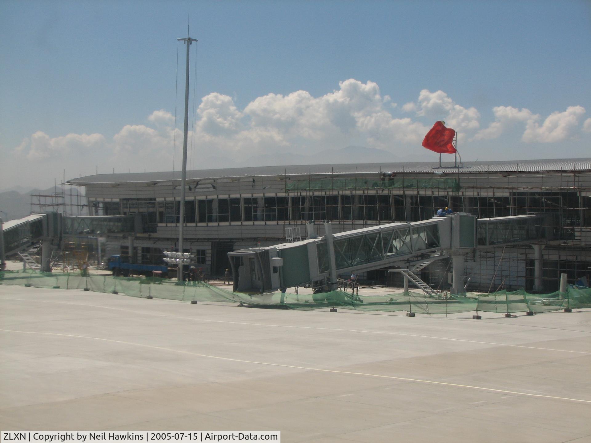Xining Caojiabu Airport, Xining, Qinghai China (ZLXN) - Terminal under construction