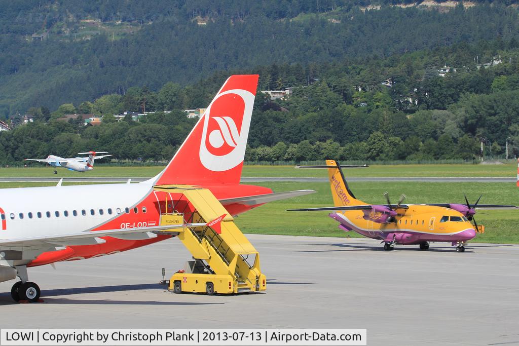 Innsbruck Airport, Innsbruck Austria (LOWI) - nice Saturday Traffic 