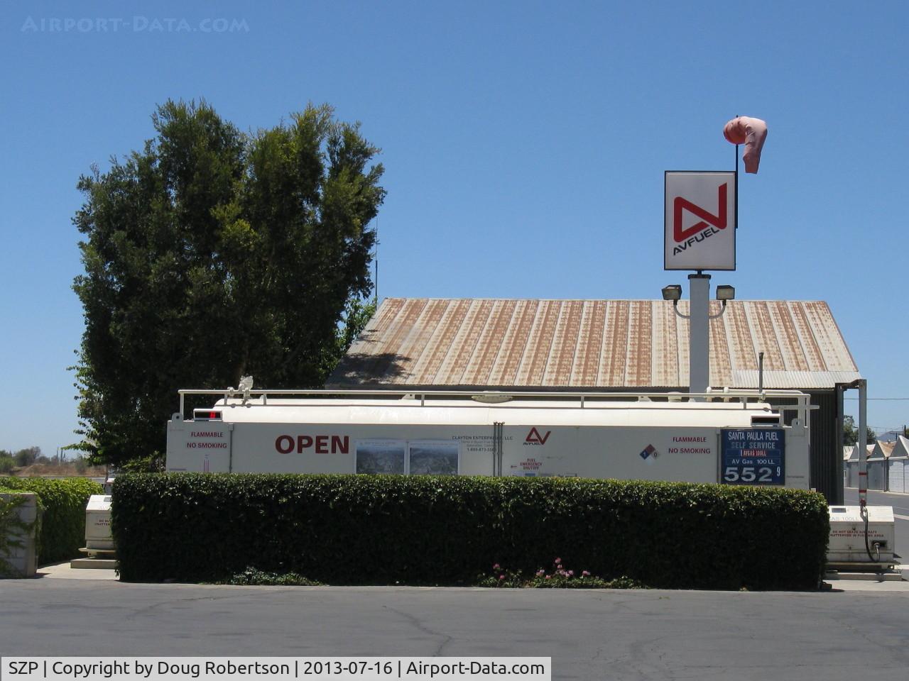 Santa Paula Airport (SZP) - Self-Serve Fuel Dock open 24 hours, but airport runway unlighted. New fuel price.