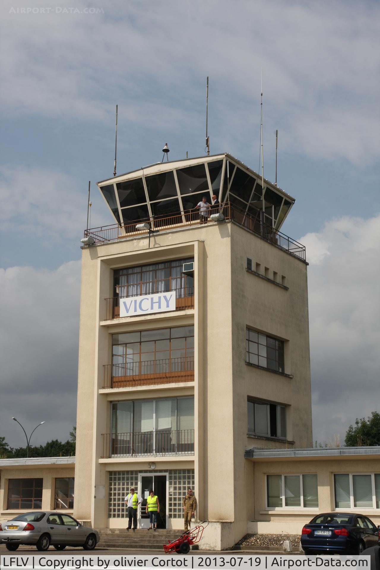 Vichy Charmeil Airport, Vichy France (LFLV) - the control tower