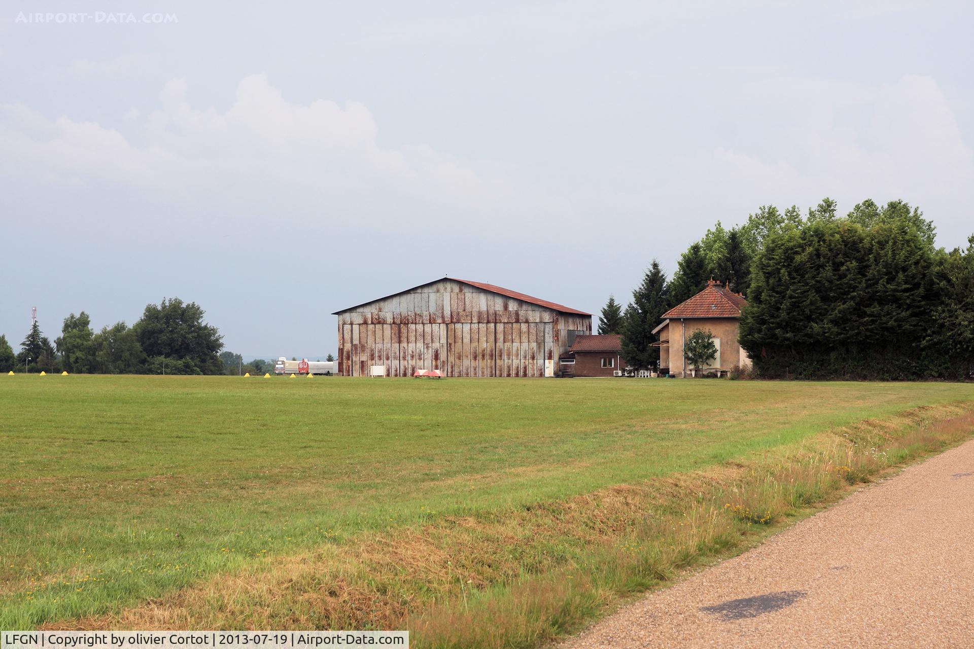 Paray-le-Monial Airport, Paray-le-Monial France (LFGN) - An old hangar and an old house : Paray le Monial airport !
