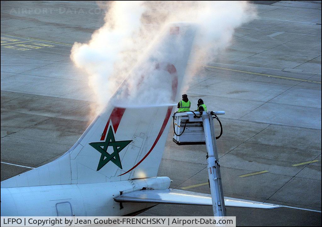 Paris Orly Airport, Orly (near Paris) France (LFPO) - cold winter Royal Air Maroc