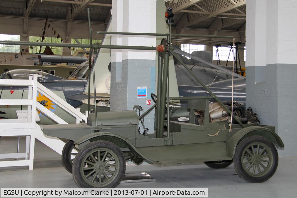 Duxford Airport, Cambridge, England United Kingdom (EGSU) - Hucks Starter, Imperial War Museum, Duxford, July 2013.