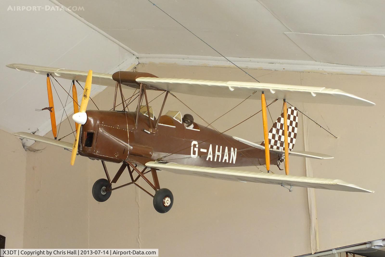 X3DT Airport - Large scale model of a de Havilland DH82A Tiger Moth displayed at the South Yorkshire Aircraft Museum, AeroVenture, Doncaster