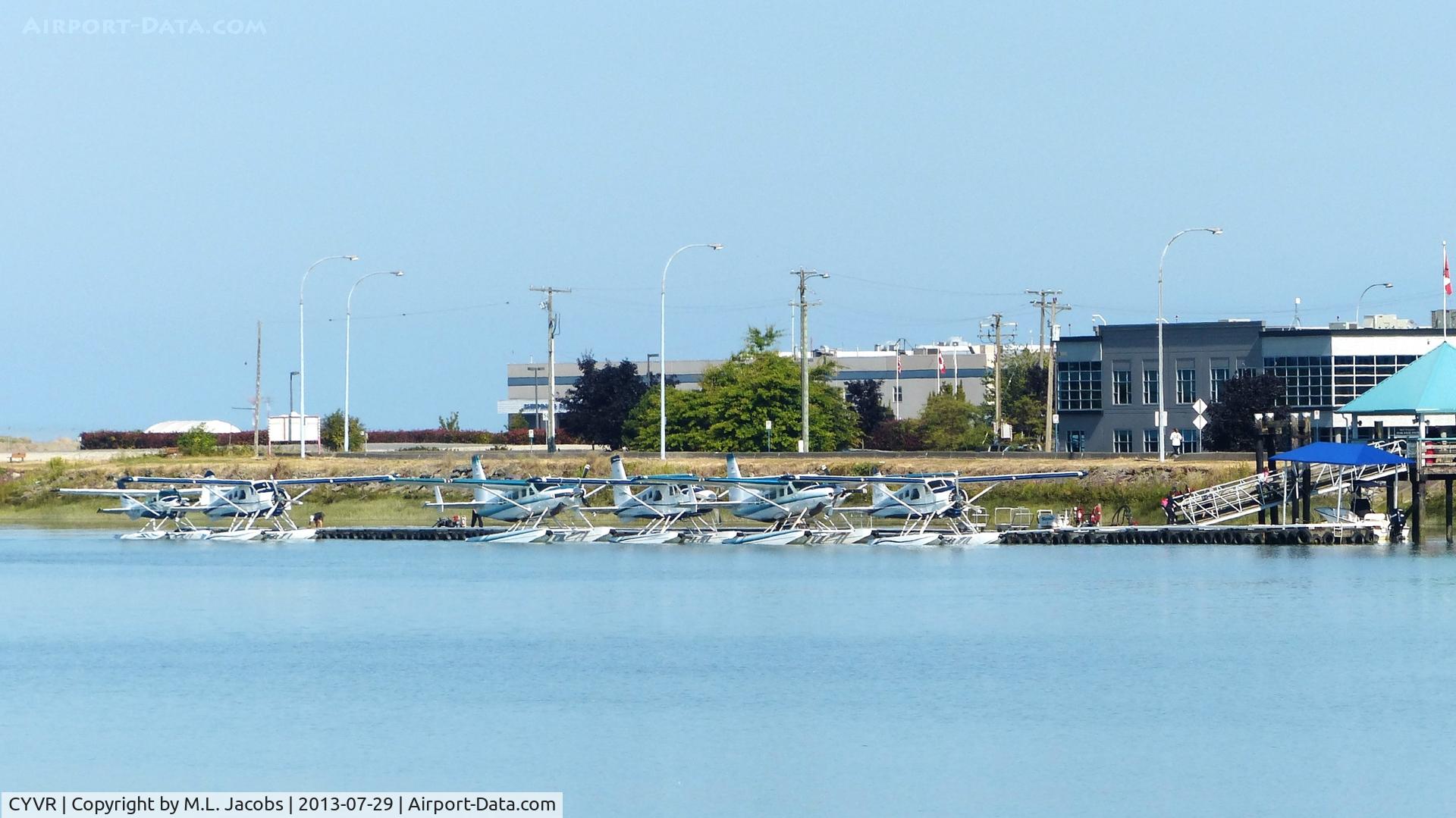 Vancouver International Airport, Vancouver, British Columbia Canada (CYVR) - The public Seaplane Facility on the Fraser River is part of the YVR South Terminal and serves as a base for scheduled and charter flights.