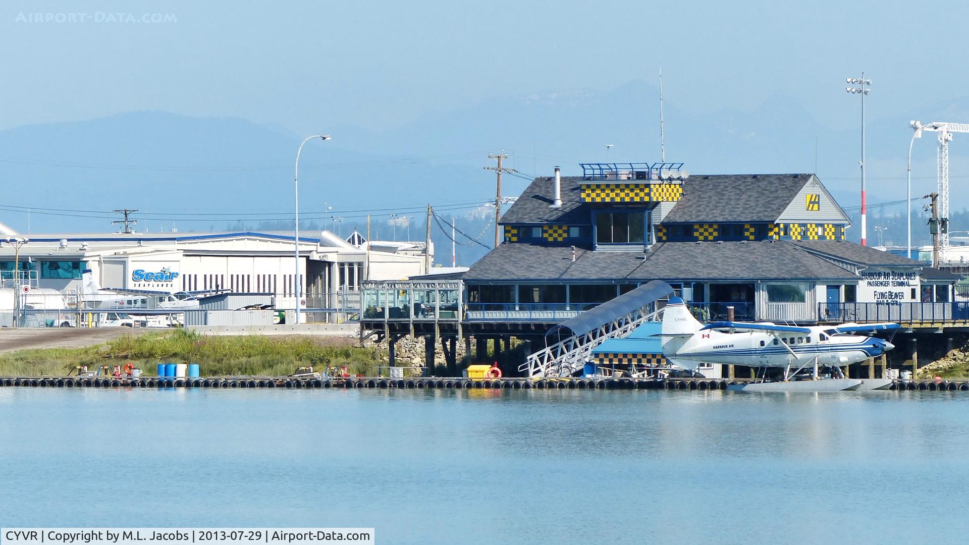 Vancouver International Airport, Vancouver, British Columbia Canada (CYVR) - The Harbour Air Seaplanes Terminal is adjacent to the YVR South Terminal on the Fraser River.