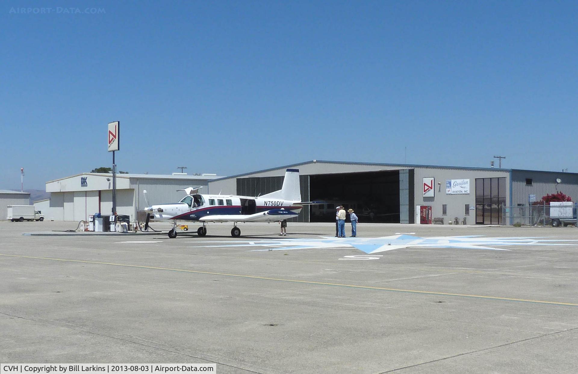 Hollister Municipal Airport (CVH) - Ramp view
