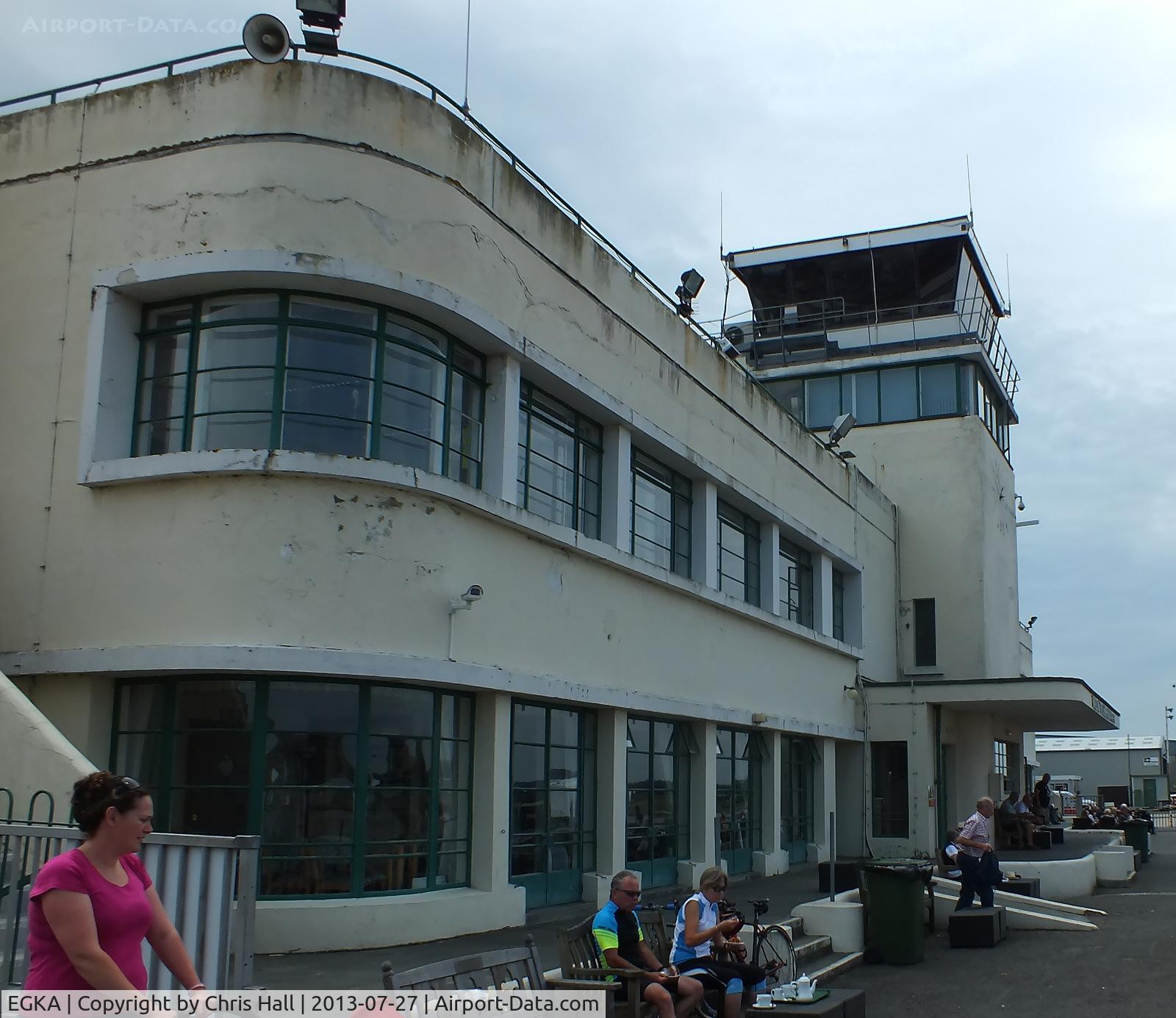 Shoreham Airport, Shoreham United Kingdom (EGKA) - Shoreham Airport's Grade II* listed art deco style Terminal Building