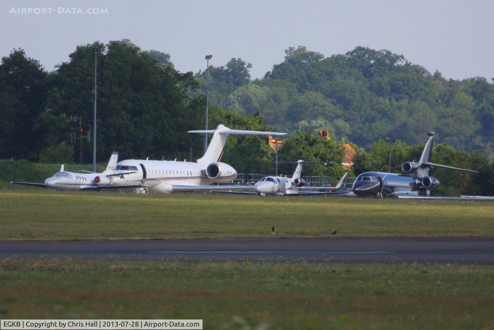 London Biggin Hill Airport, London, England United Kingdom (EGKB) - Bizjets at Biggin Hill