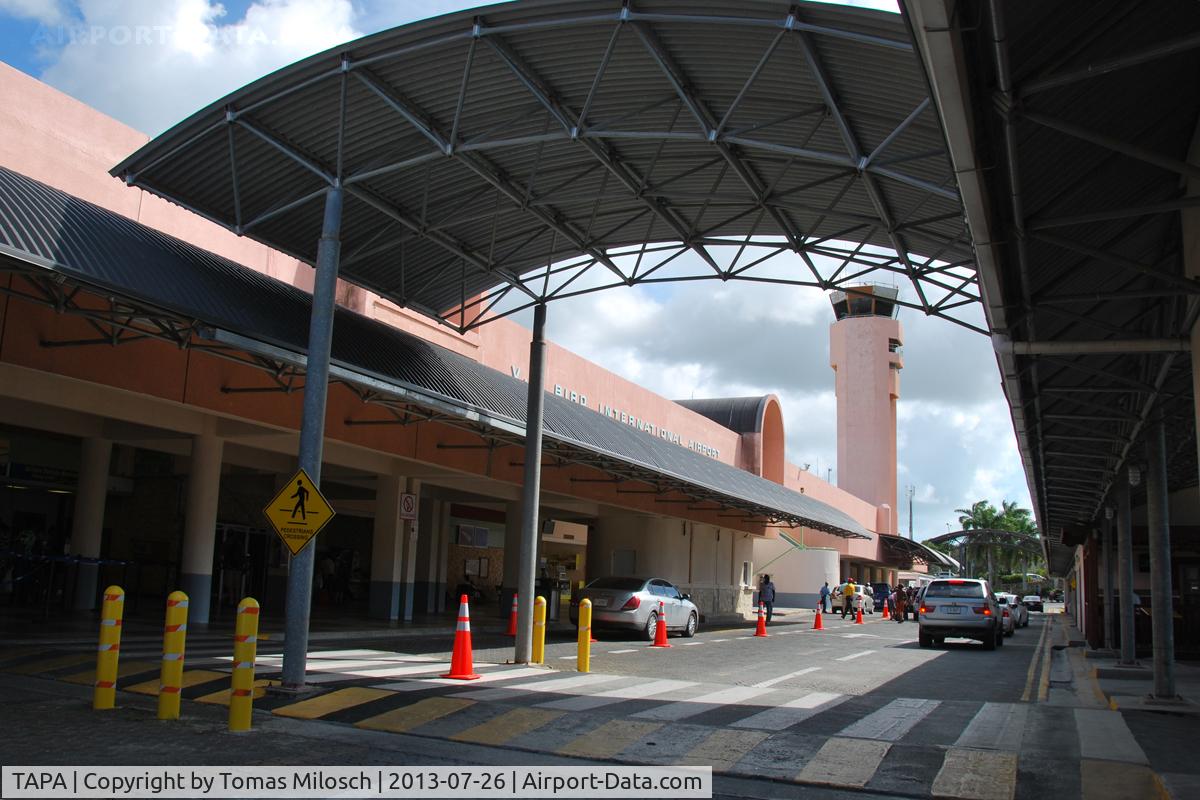 VC Bird International Airport, Saint John's, Antigua Antigua and Barbuda (TAPA) - The airport's main building in St. John's
