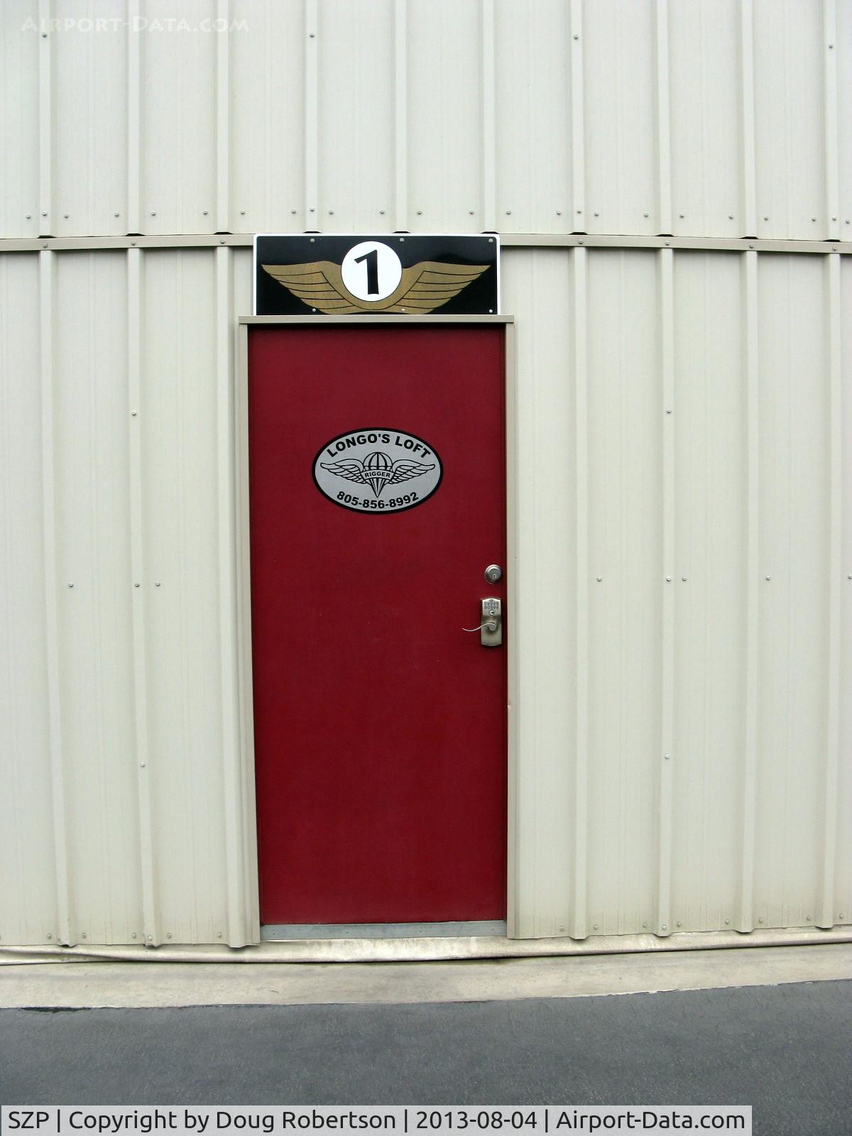 Santa Paula Airport (SZP) - Deluxe newer hangar in SZP's Area 51. Four large hangars are in this cul-de-sac.