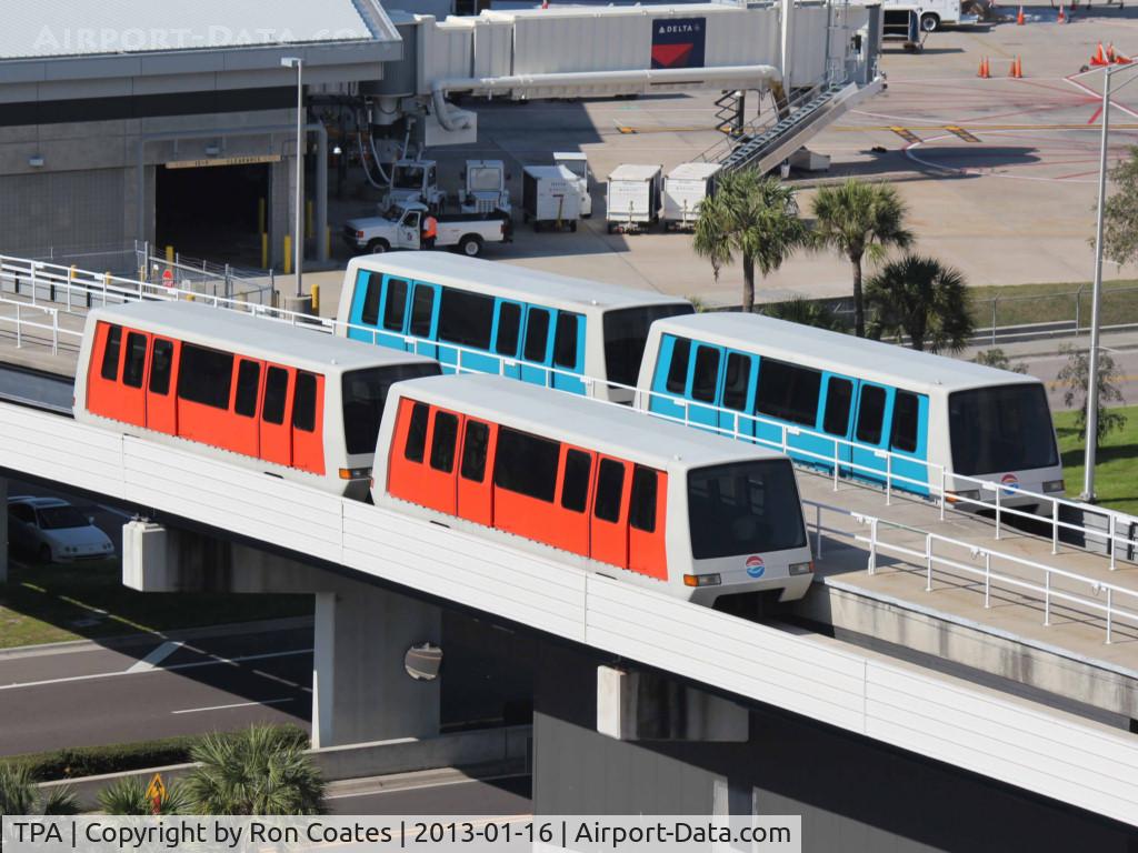 Tampa International Airport (TPA) - Trams that take you out to the remote terminals at Tampa Int'l Airport (TPA)