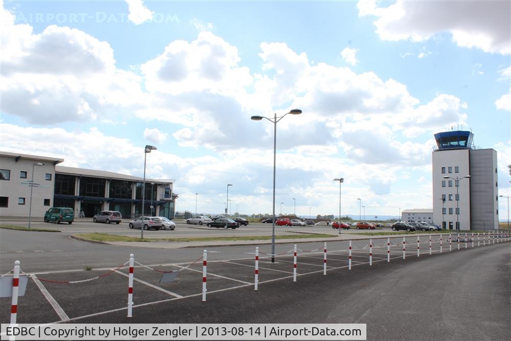 EDBC Airport - Airport building and Tower of Magdeburg-Cochstedt Intl....