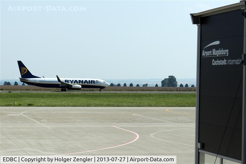 EDBC Airport - Aircraft is running along rwy 24 for take-off and leaves back an international airport in doziness.....