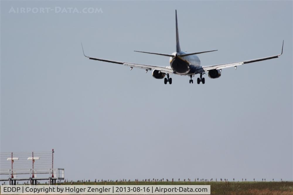 Leipzig/Halle Airport, Leipzig/Halle Germany (EDDP) - View on aircraft on final for rwy 26 at gate 62....