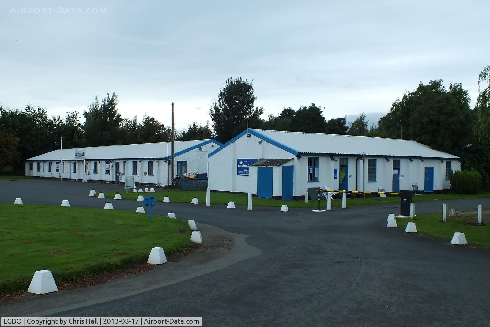 Wolverhampton Airport, Wolverhampton, England United Kingdom (EGBO) - known as RAF Bobbington from 1941 until 1943 then RAF Halfpenny Green. most of the former RAF technical site is now used by small businesses as offices and workshops.