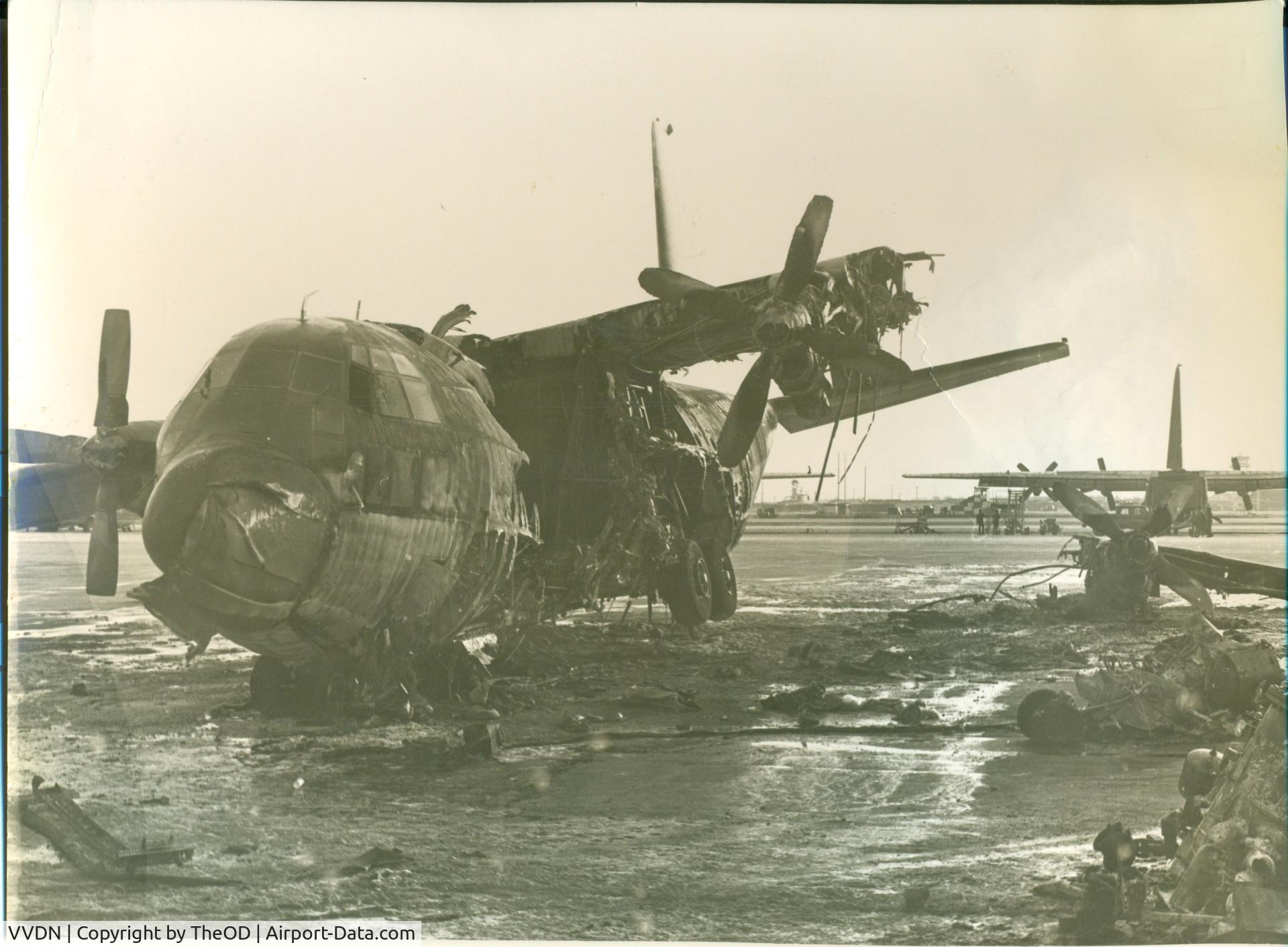 Da Nang International Airport, Da Nang Viet Nam (VVDN) - Land fill at Da Nang airbase. 1971