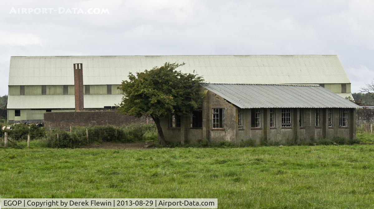 EGOP Airport - Foreground, Barber, Shoemaker & Tailors Shop. Middleground, Double gas decontamination chambers. Background,  Side opening Admiralty 'F' shed.